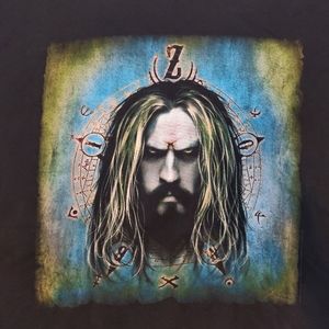 Rob Zombie X Head Black T-Shirt Large 2010 Rock